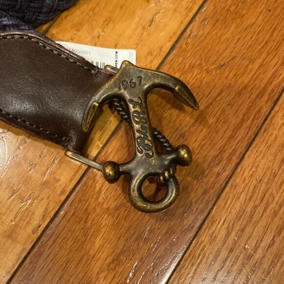 Polo Ralph Lauren Blue Anchor Belt Sz 38.  NWOT - Picture 2 of 4